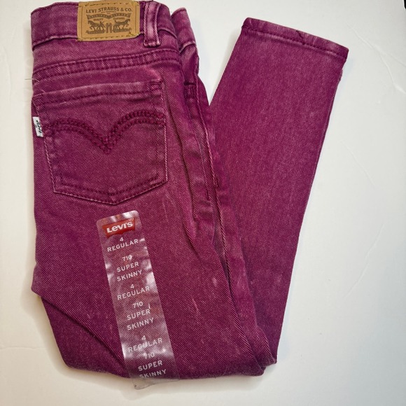 Levi's Girls Jegging Skinny Noir - Taille 8 Regular - Neuf Avec étiquettes